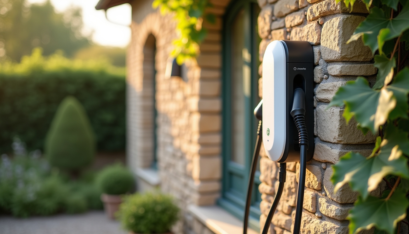 Installation d'une borne électrique à Ardoix sur un mur extérieur