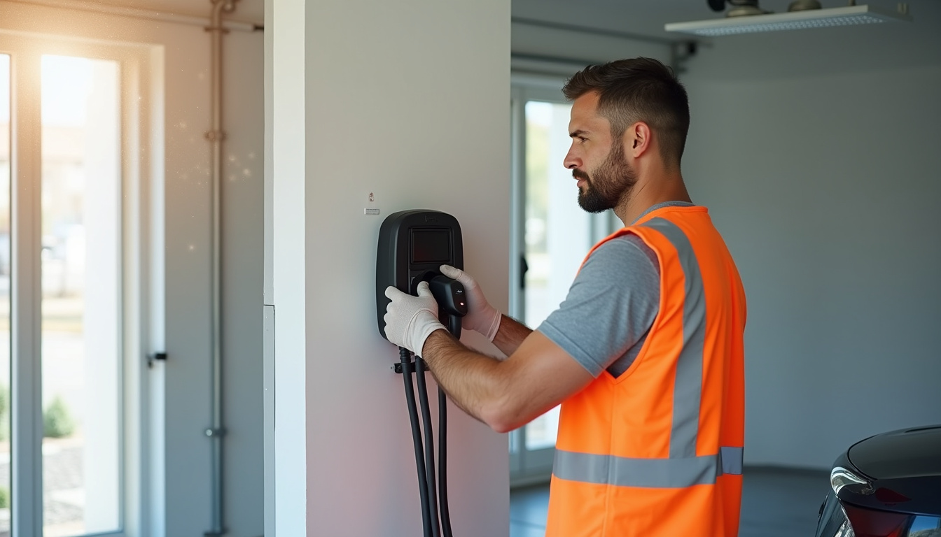 Installation d'une borne électrique à Chelles par un technicien certifié IRVE