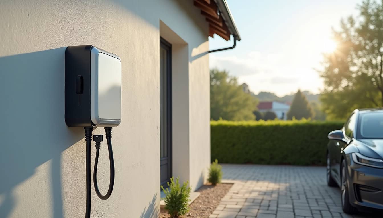Installation d'une borne électrique chez un particulier à Villaines-la-Juhel