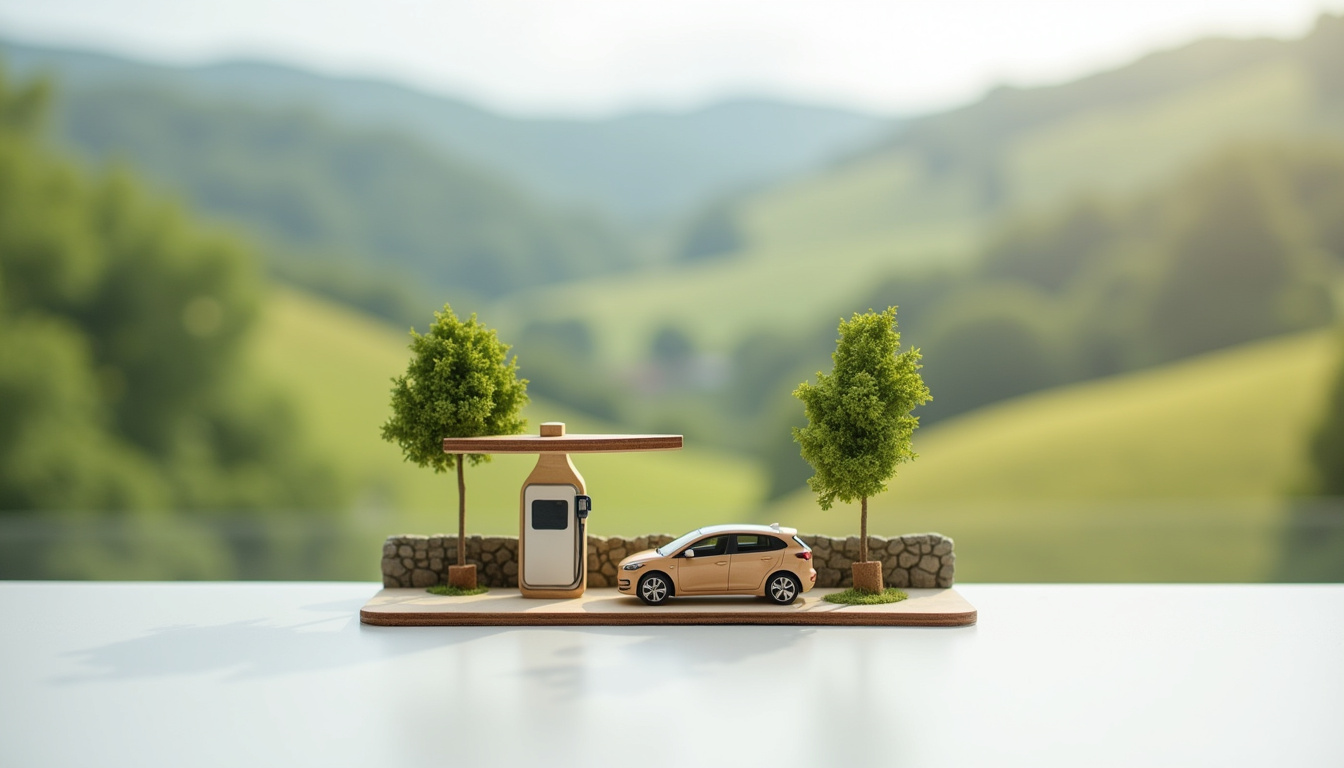 Installation d'une borne électrique dans un parking collectif en zone rurale