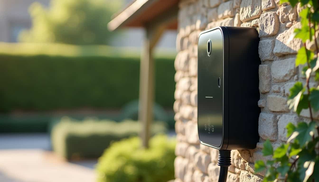 Installation d'une borne électrique dans une propriété à Mauves