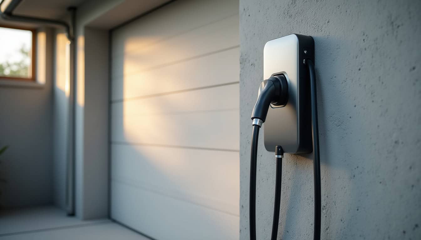 Installation d'une borne électrique de 7,4 kW dans un garage à Issenheim