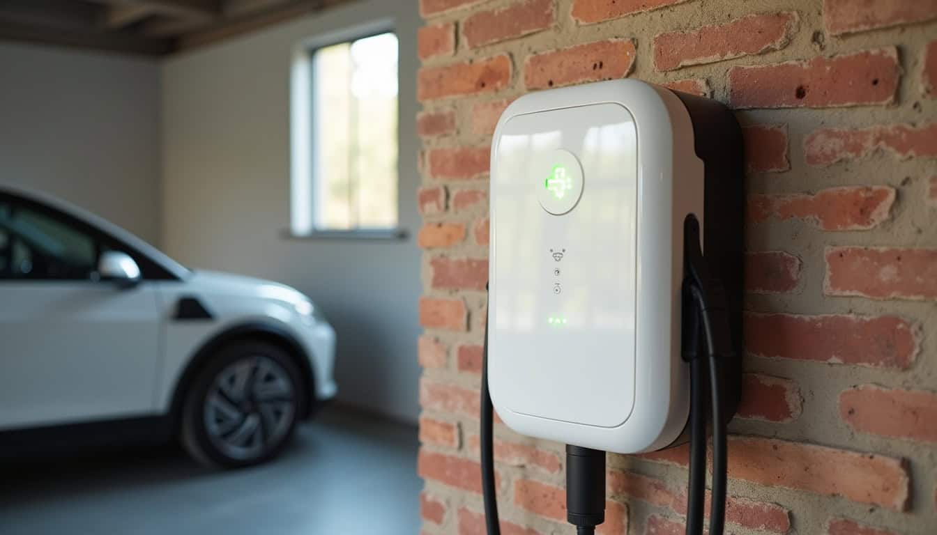 Installation d'une borne électrique murale à Coulombs