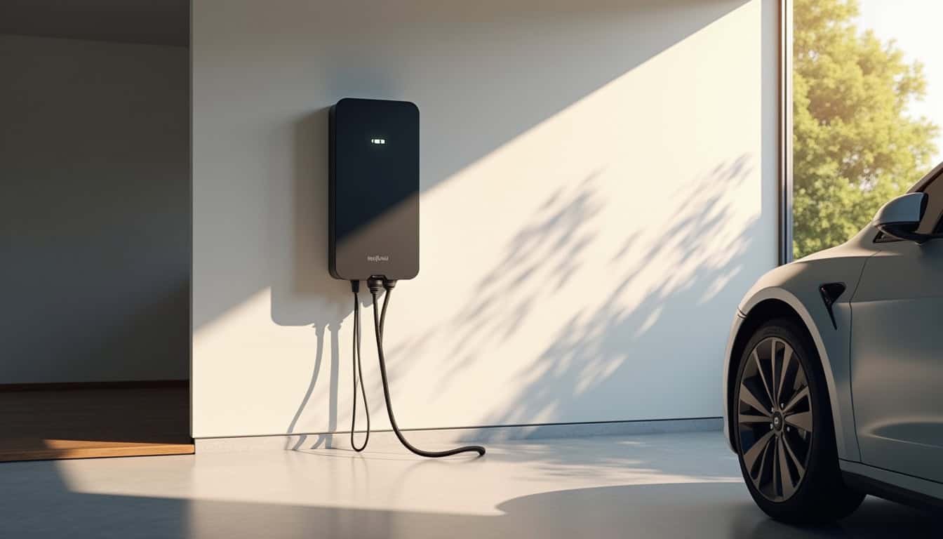 Installation d'une borne électrique murale dans un garage à Avanton
