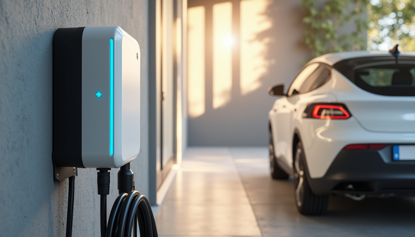 Installation d'une borne électrique murale dans un garage à Basse-Terre