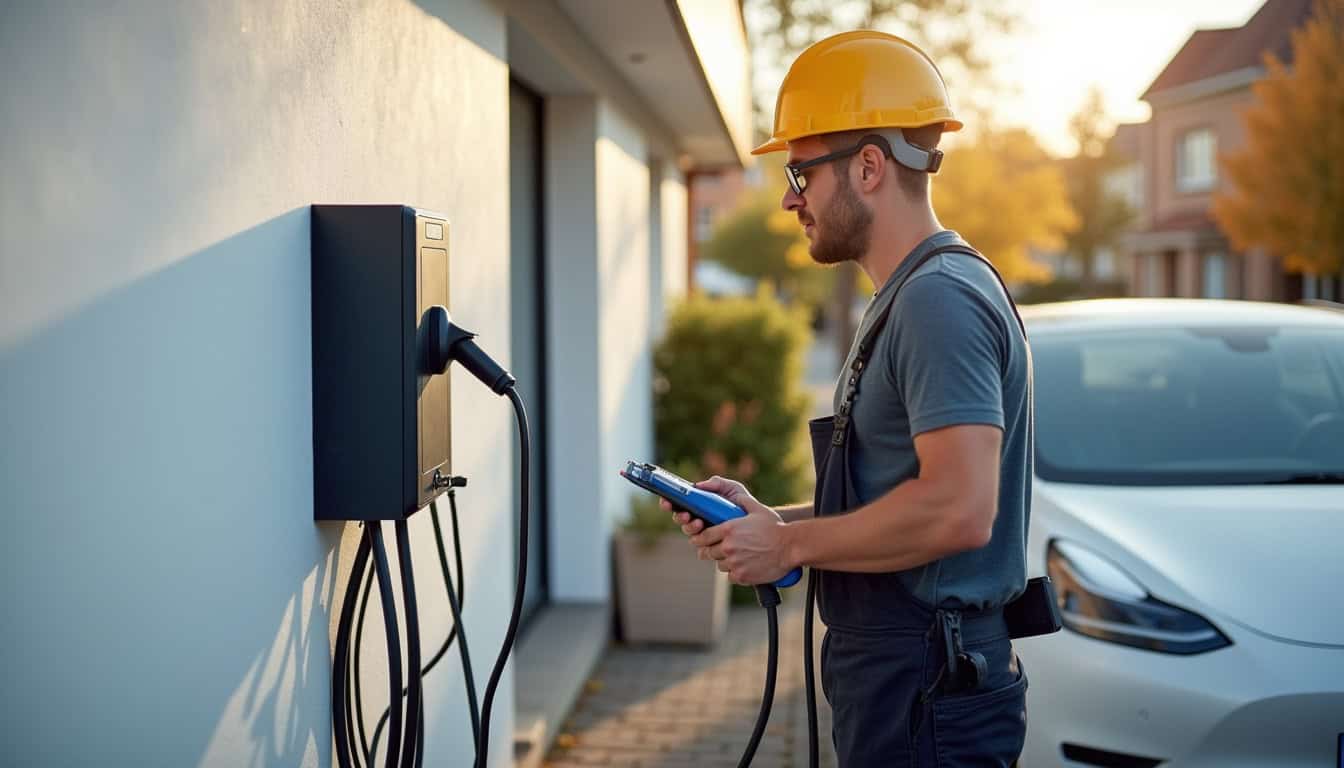 Installation d'une borne électrique par un professionnel certifié IRVE à Hettange-Grande
