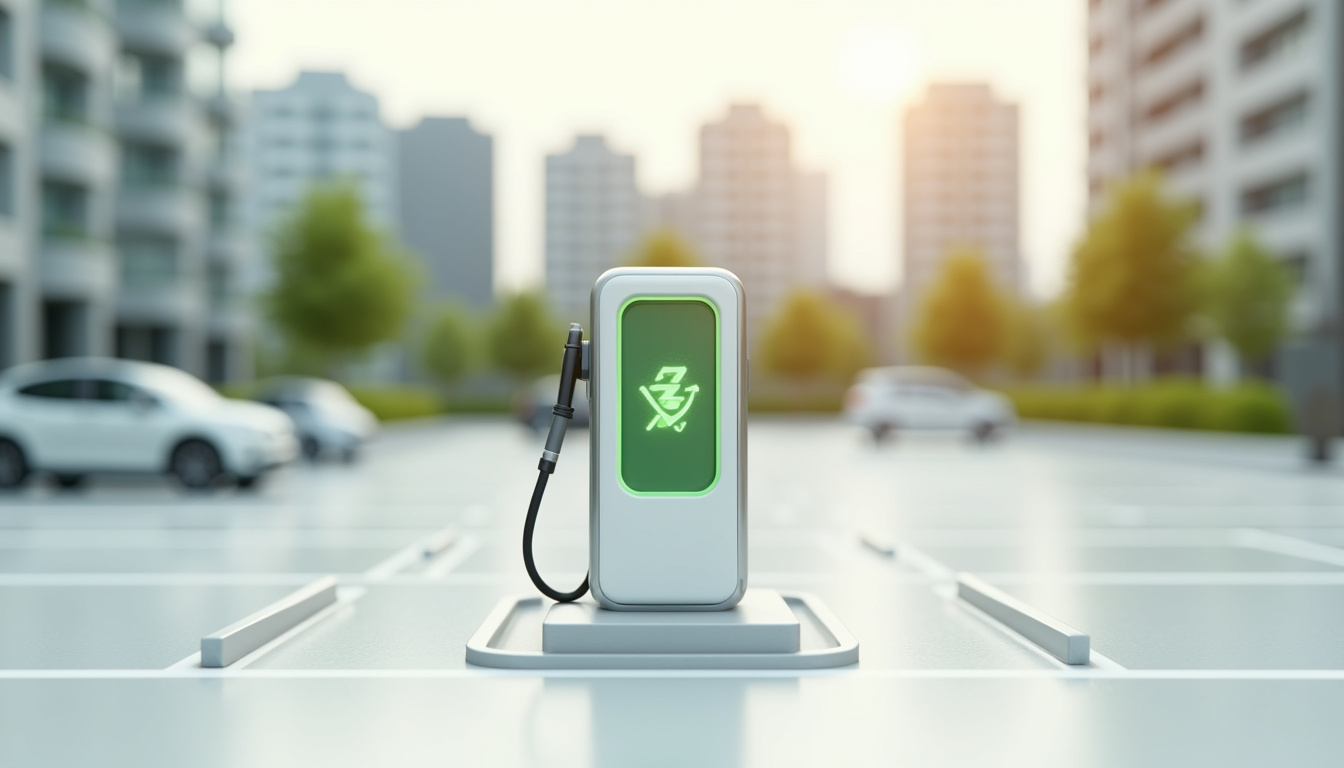 Installation d'une borne électrique pour véhicules d'entreprise à Sierville