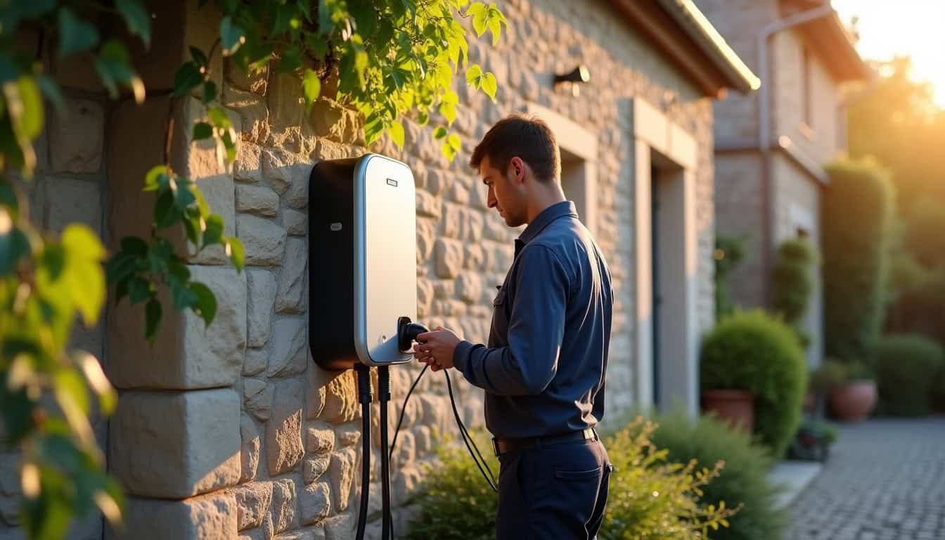 Installation d'une borne IRVE certifiée par un professionnel à Escoutoux