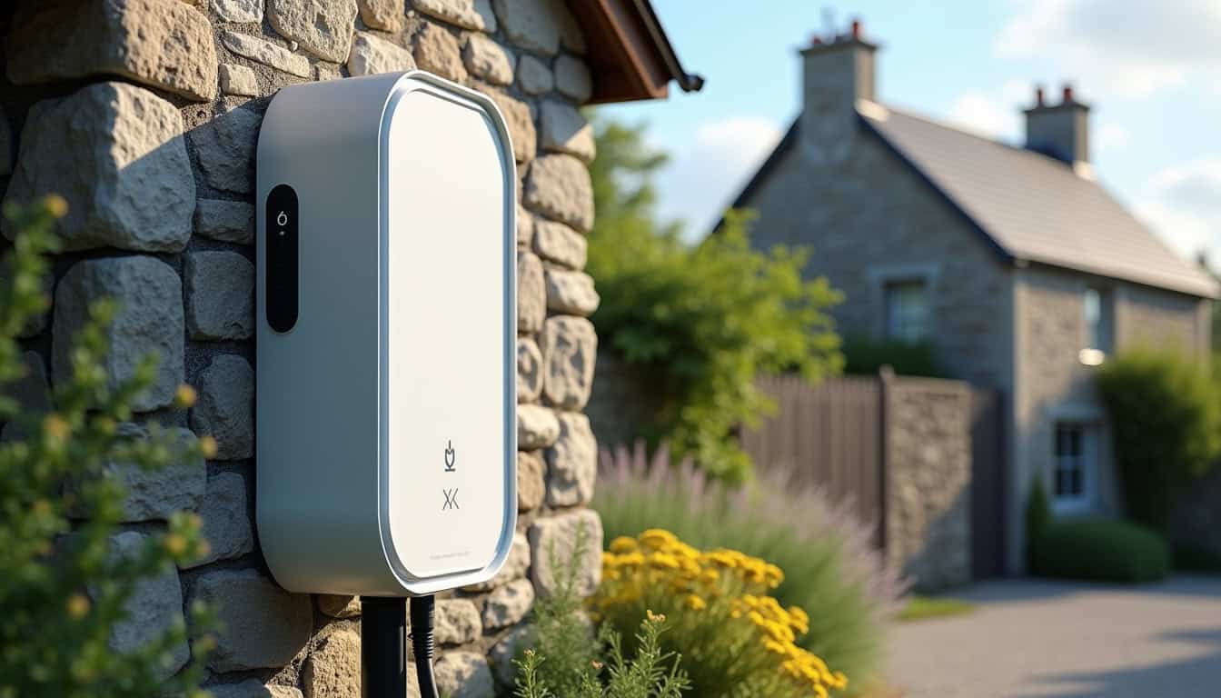 Installation d'une borne murale pour voiture électrique à Pleudihen-sur-Rance