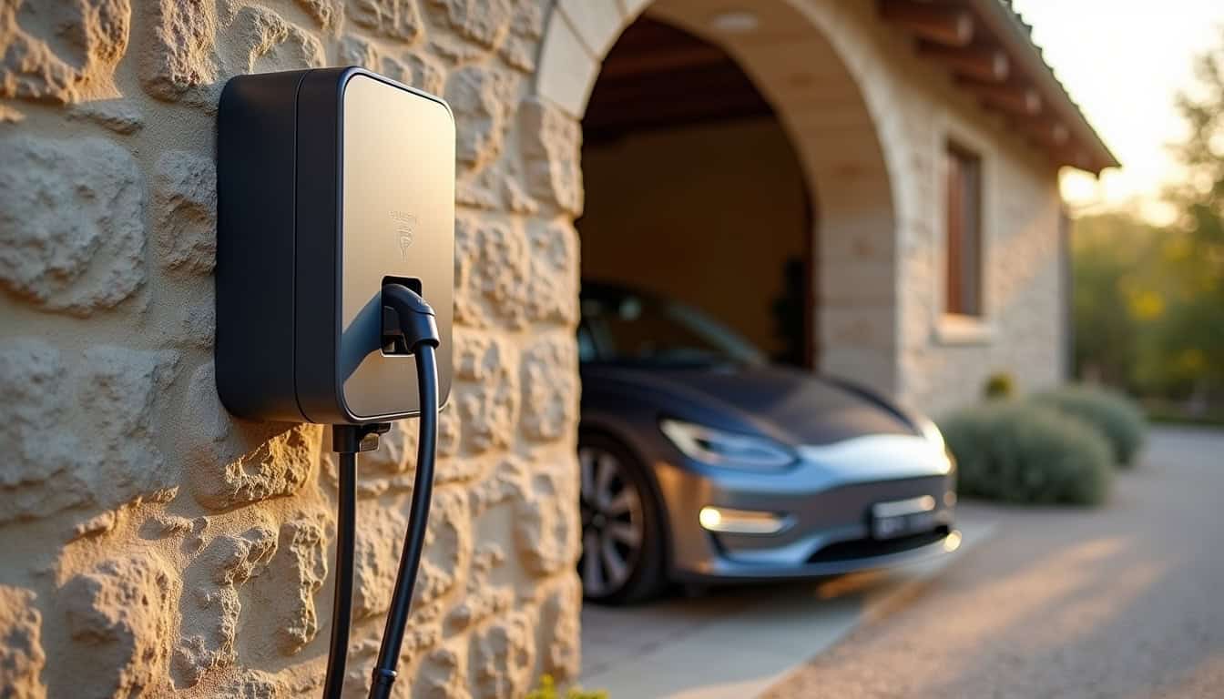 Installation d'une prise renforcée pour véhicule électrique dans un garage à La Salvetat-sur-Agout