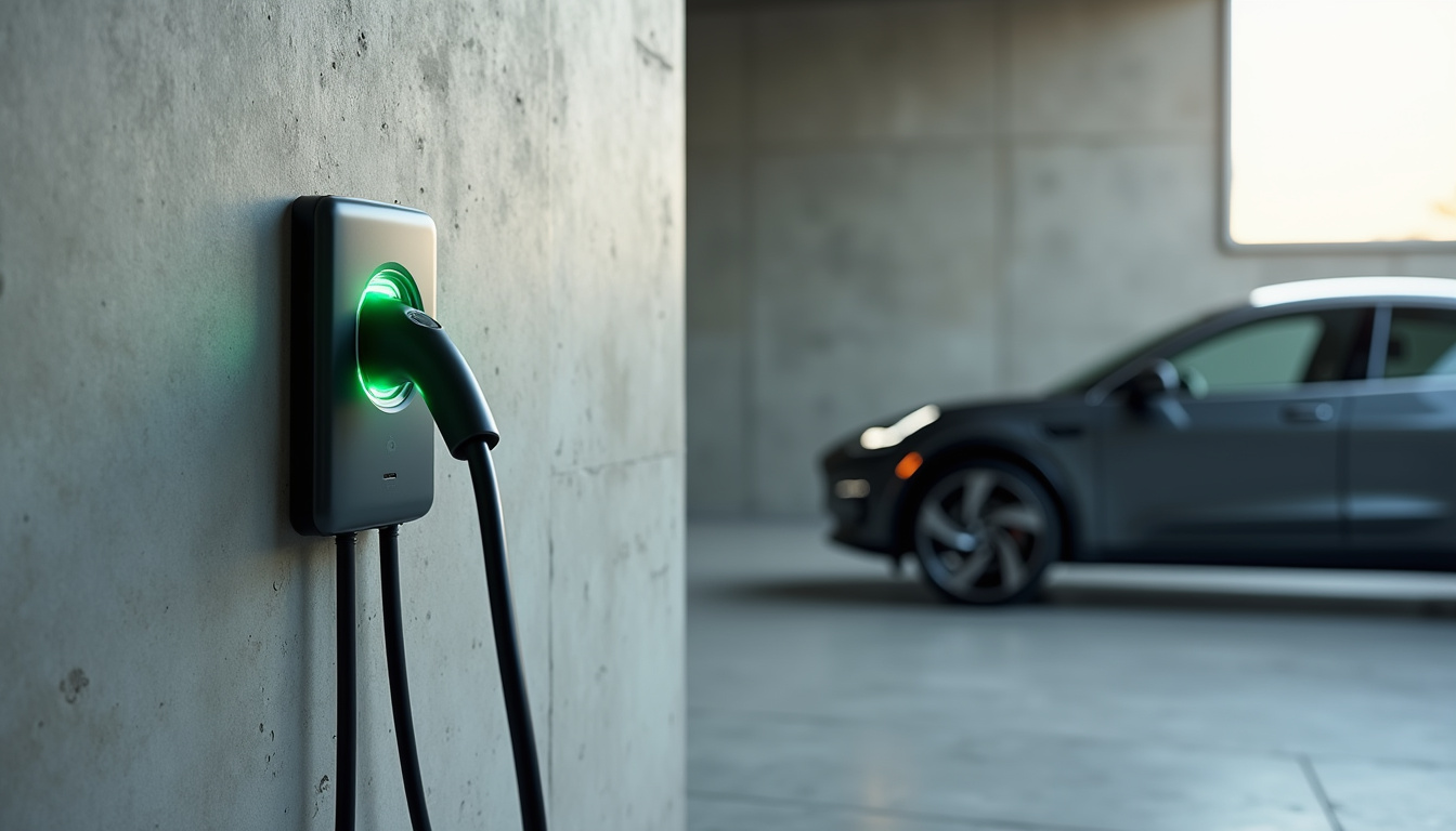 Installation d'une prise renforcée pour véhicule électrique en intérieur