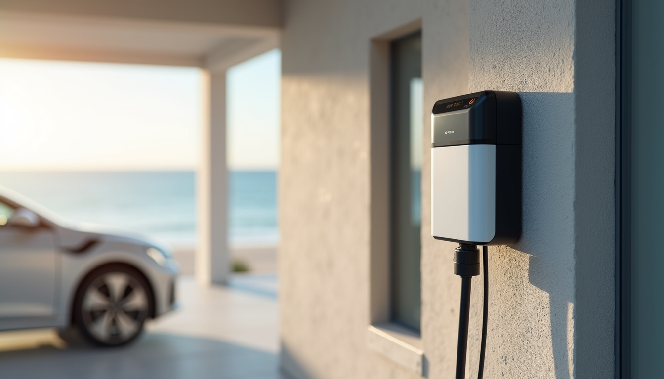 Installation d'une wallbox dans un garage résidentiel à Gouville-sur-Mer