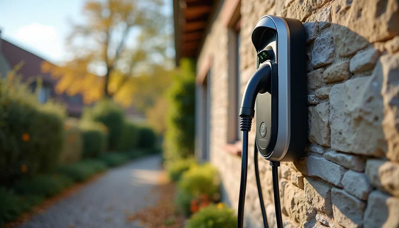 Installation d'une wallbox en extérieur à Varennes-Changy