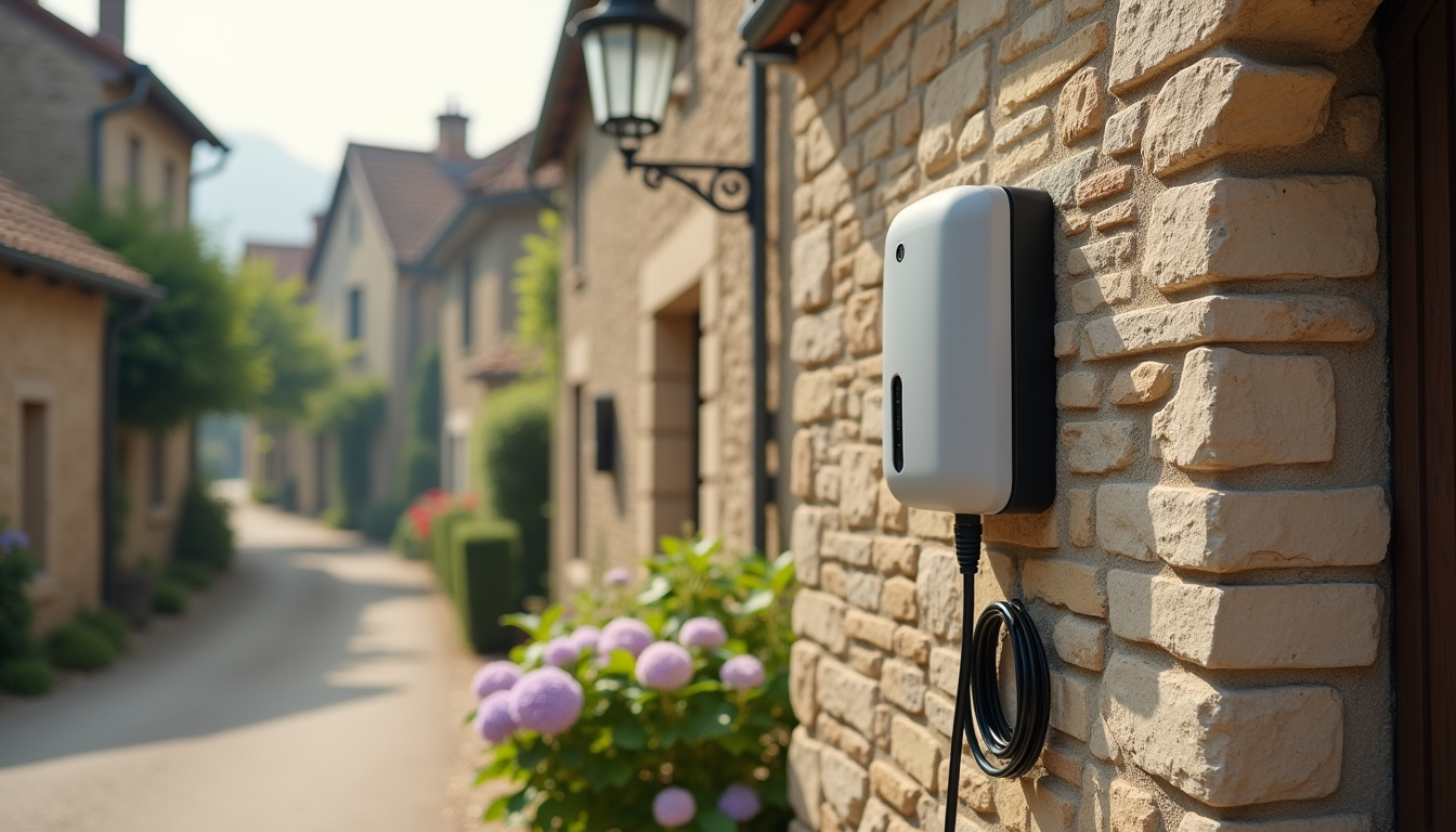 Installation d'une wallbox murale pour véhicule électrique à Lonlay-l'Abbaye