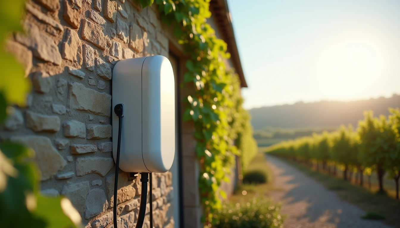 Installation d'une wallbox murale pour véhicule électrique à Villié-Morgon