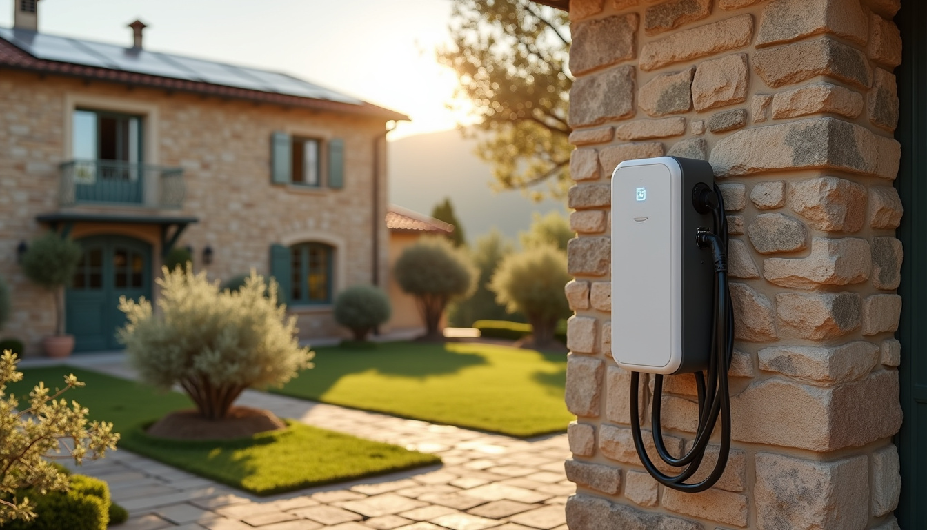 Installation technique d'une borne de recharge électrique à Saint-Féliu-d'Avall
