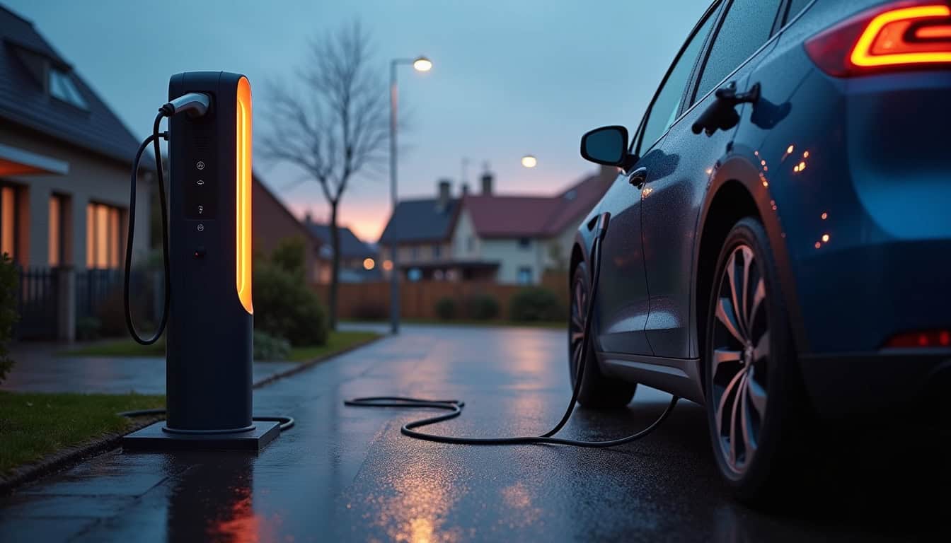 Installation borne électrique à Aubry-du-Hainaut en 2026
