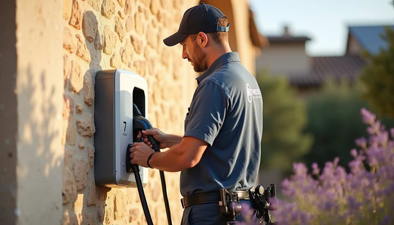 Un installateur de borne électrique dans les Bouches-du-Rhône en 2026