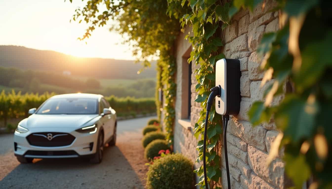 Installation borne électrique à Durdat-Larequille en 2026