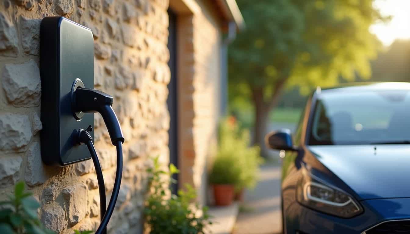 Installation borne électrique à Le Chambon-Feugerolles en 2026