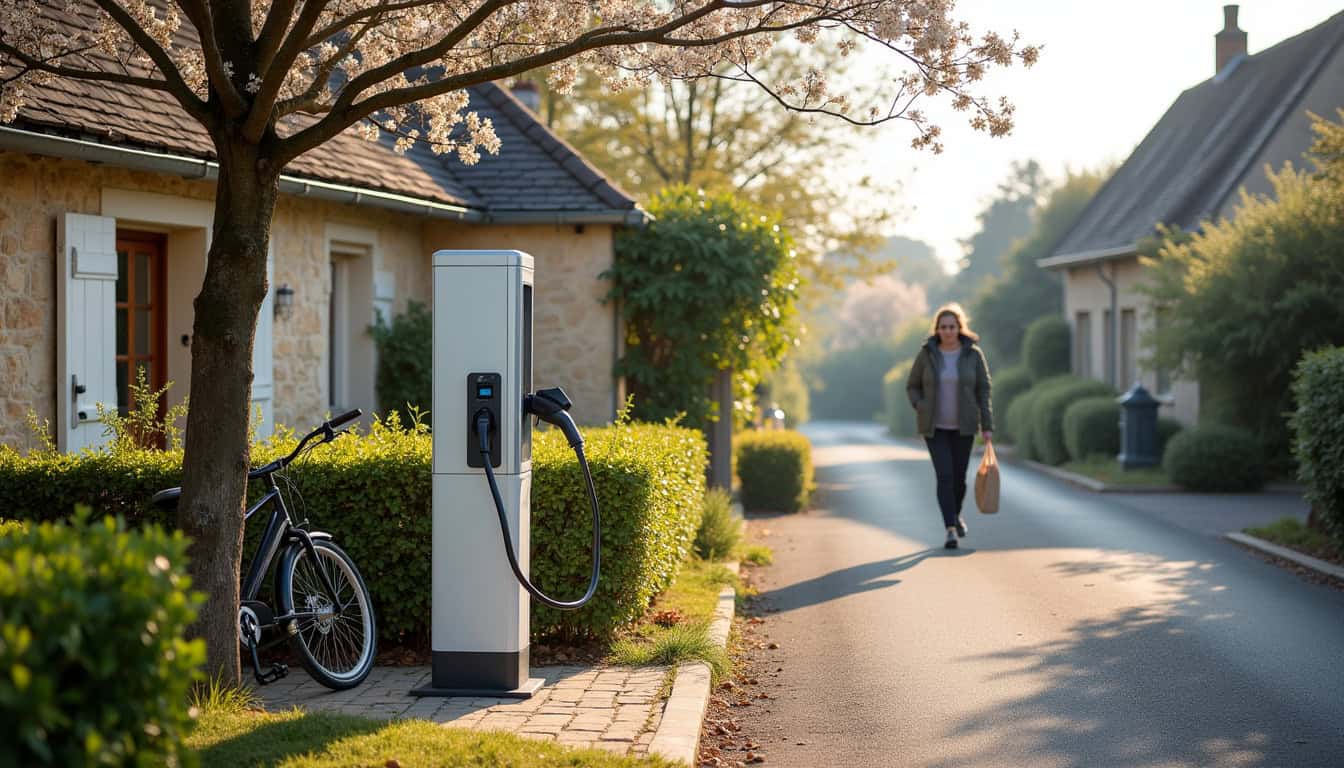 Installation borne électrique à Saint-Ouen-de-Thouberville en 2026