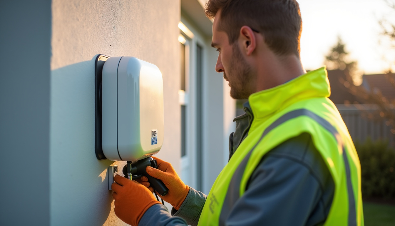 Intervention d’un électricien certifié RGE IRVE lors de l’installation d’une borne de recharge à Haguenau