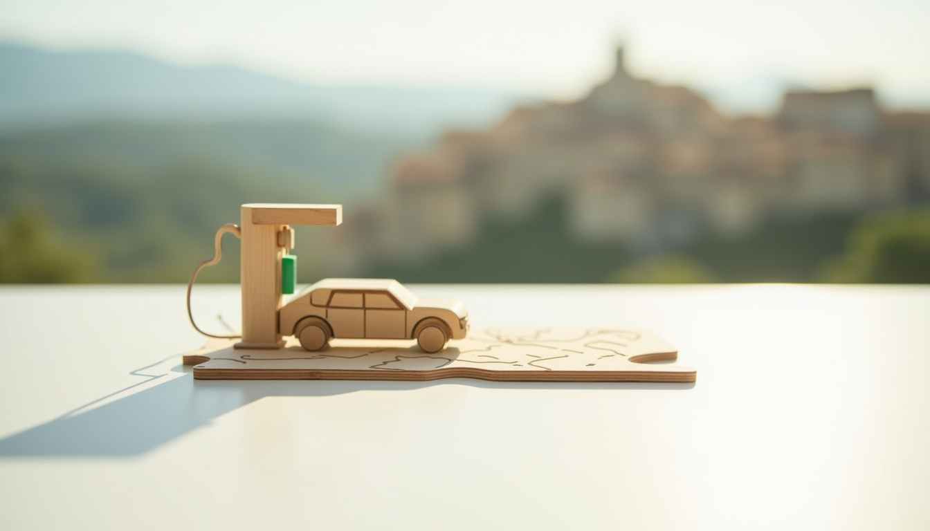 Localisation des bornes de recharge publiques à Forcalquier