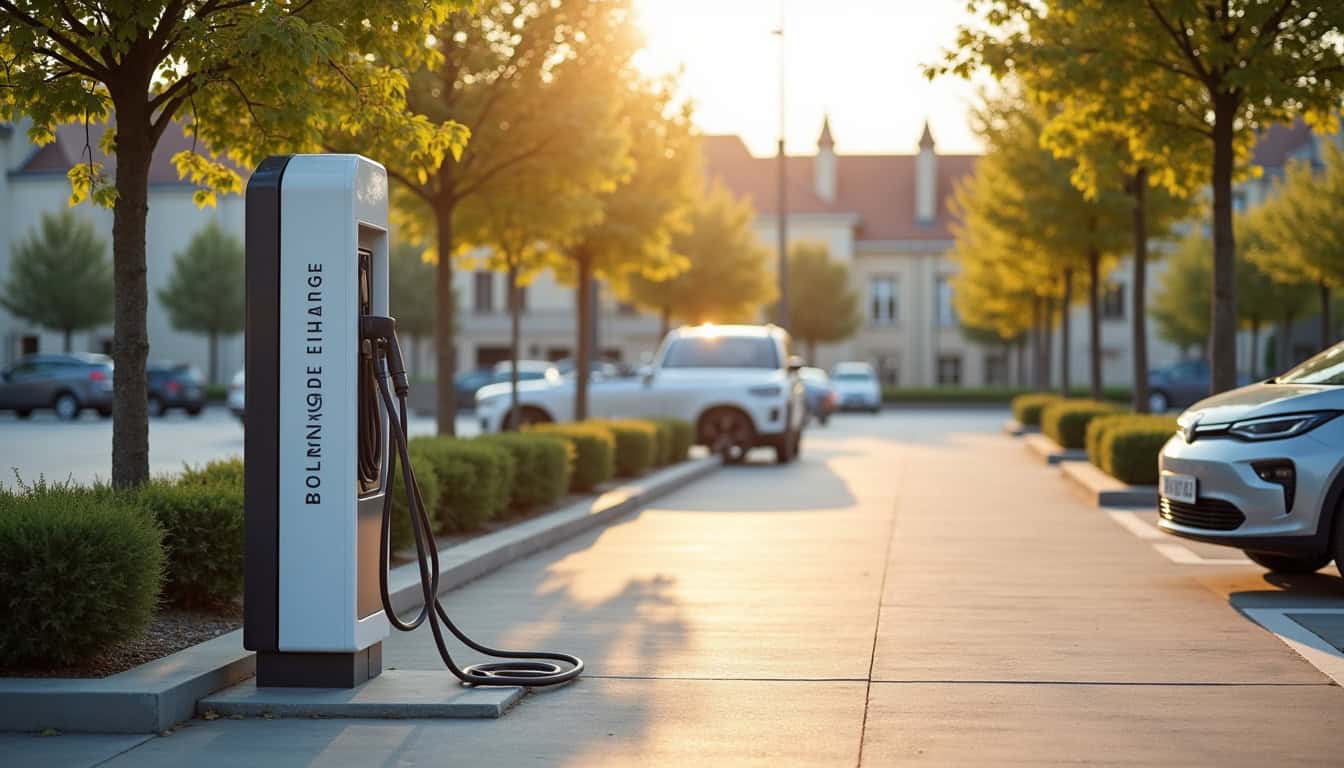 Localisation d'une borne de recharge publique à Libourne