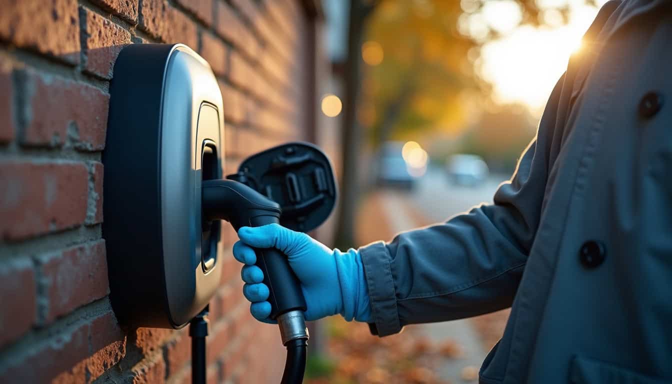 Maintenance d'une borne de recharge électrique à Poix-de-Picardie