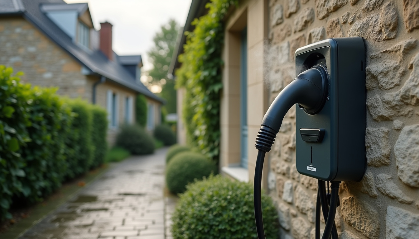 Maintenance d’une borne de recharge électrique installée en extérieur à Enquin-lez-Guinegatte