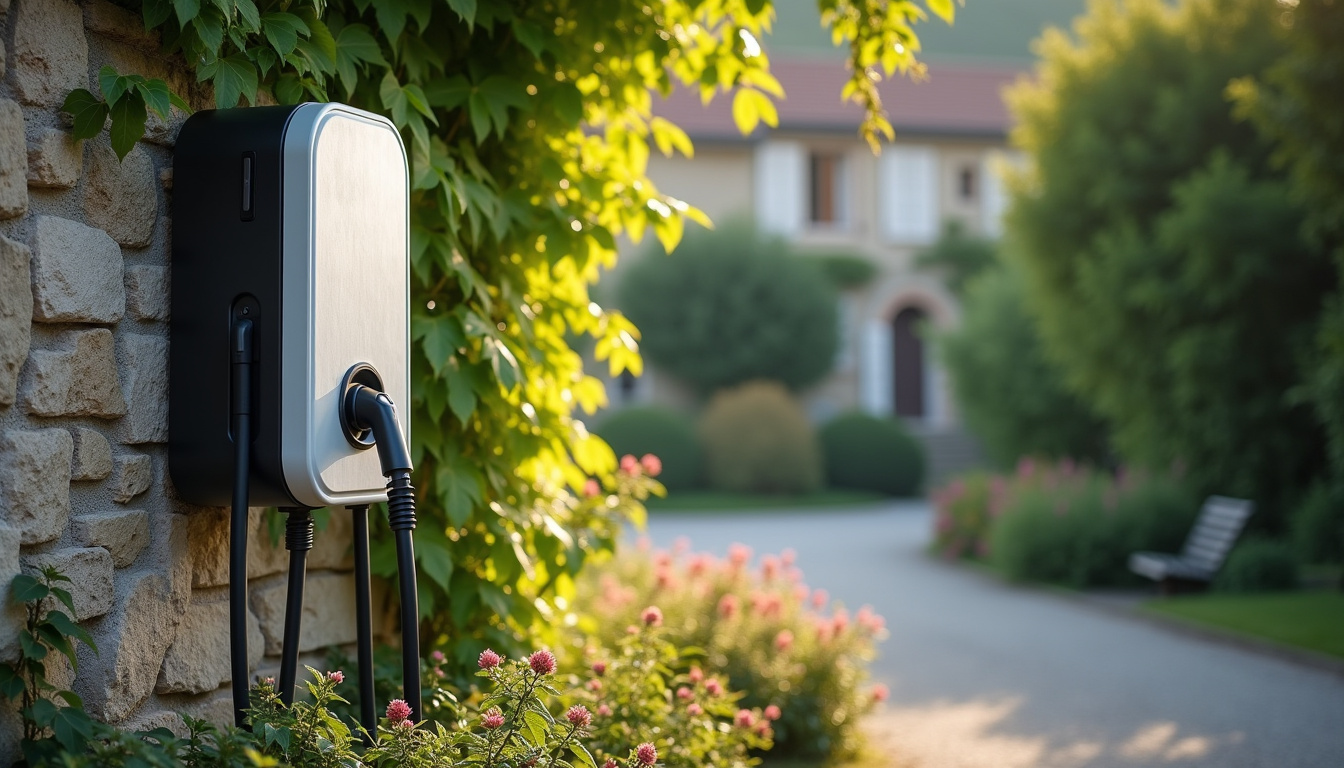Maintenance d'une borne de recharge électrique installée en extérieur à Labergement-lès-Seurre