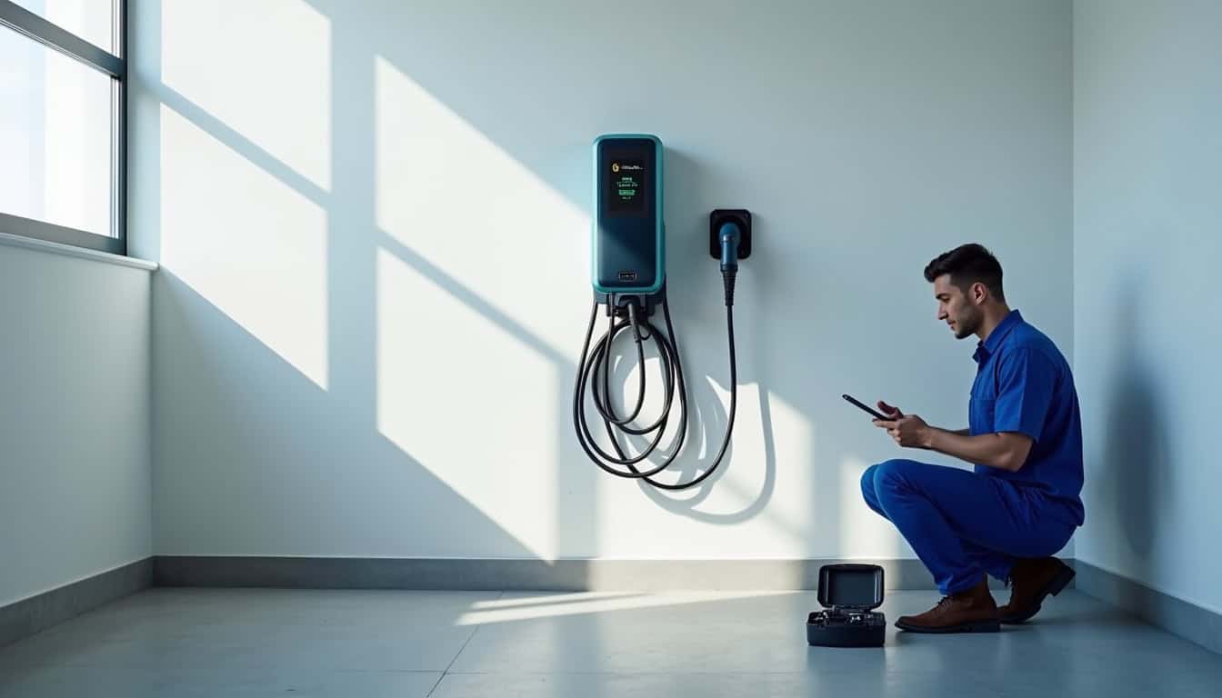 Maintenance d'une borne de recharge pour véhicule électrique