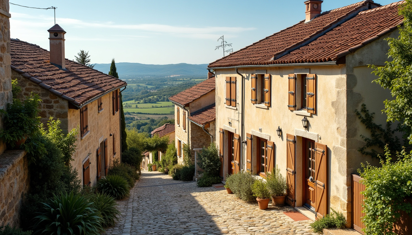 Maison de village typique de Sainte-Cécile-les-Vignes dans le Vaucluse