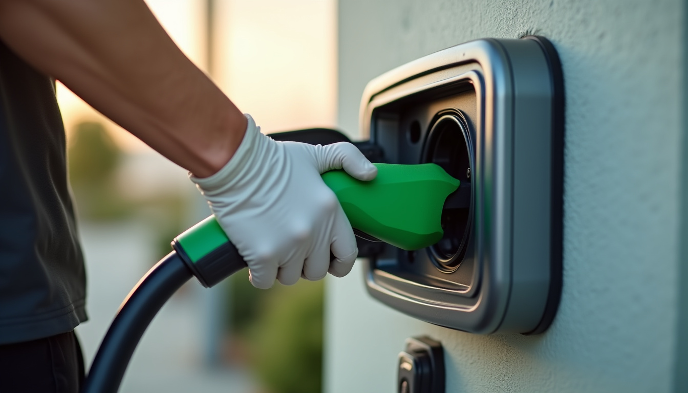Nettoyage d'une borne de recharge électrique à Miramas