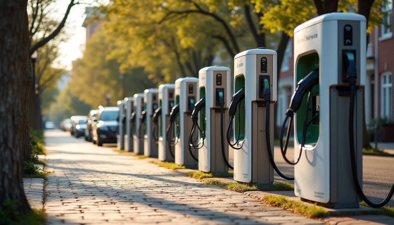 Photo comparant différentes marques de bornes électriques installées à Beaufort