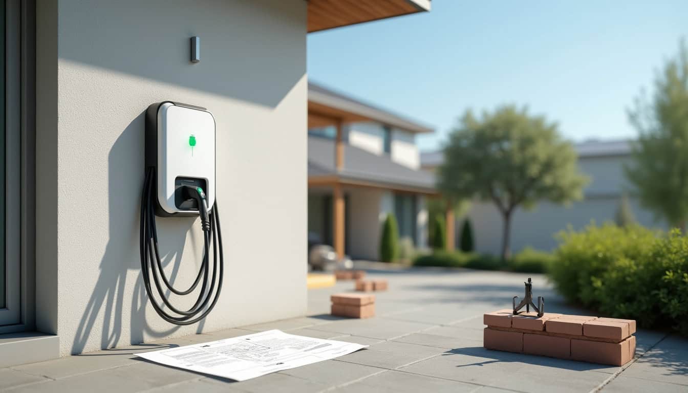 Planification et installation d'une borne de recharge électrique dans un logement