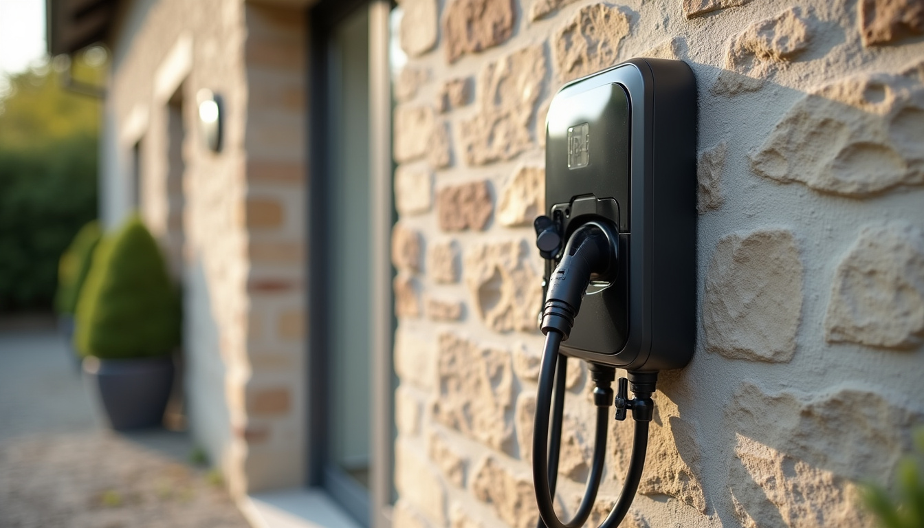 Pose d'une borne de recharge et raccordement au tableau électrique à L'Albenc