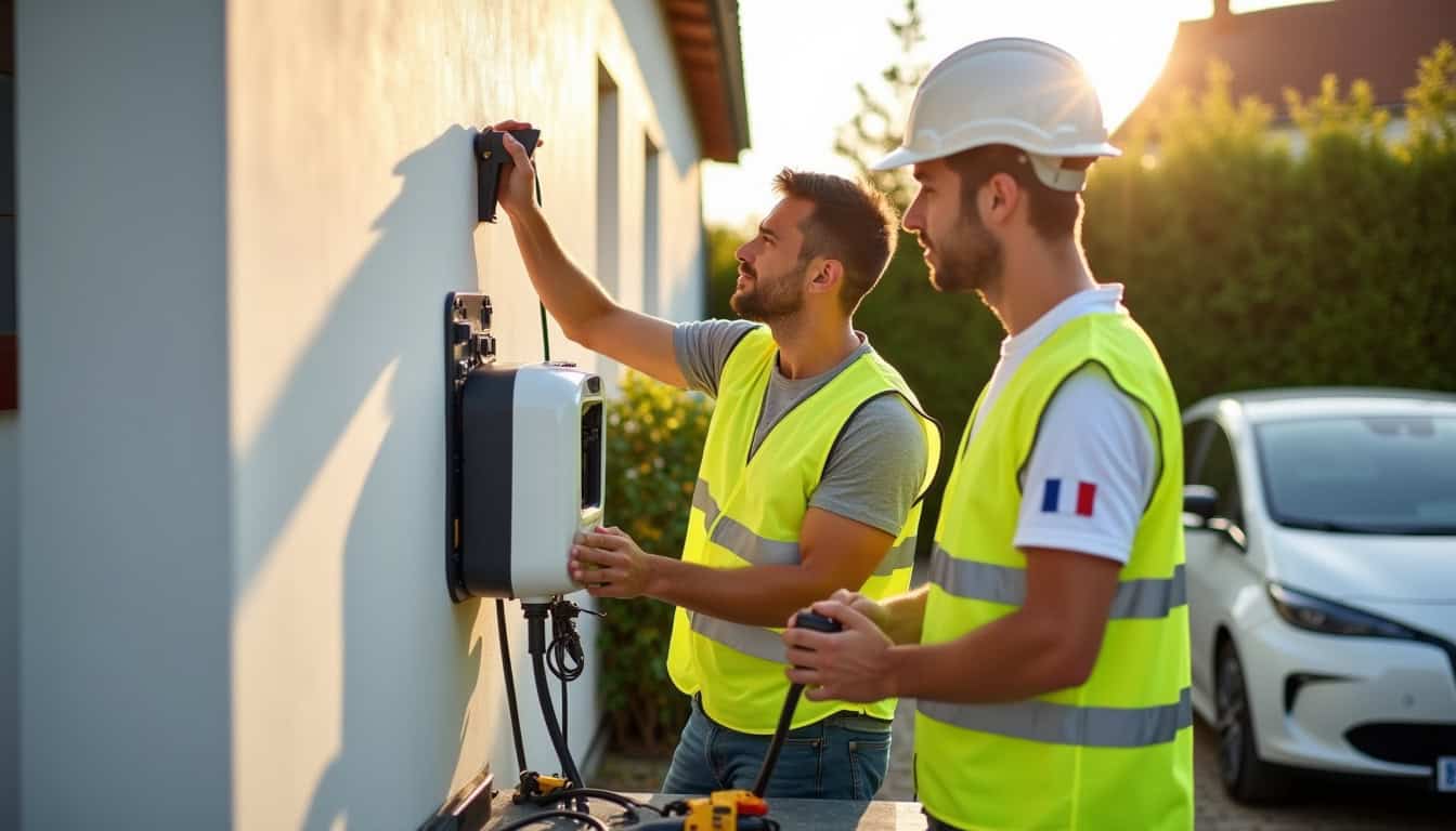 Professionnels certifiés IRVE intervenant à Alès et dans le Gard pour l'installation de bornes de recharge électrique
