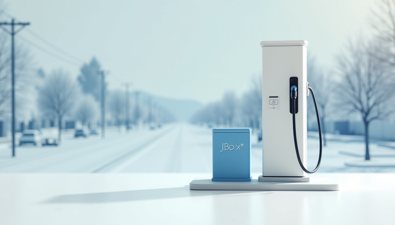 Projet de borne ultrarapide de 320 kW à Andel, équipée d’un système de stockage JBox®