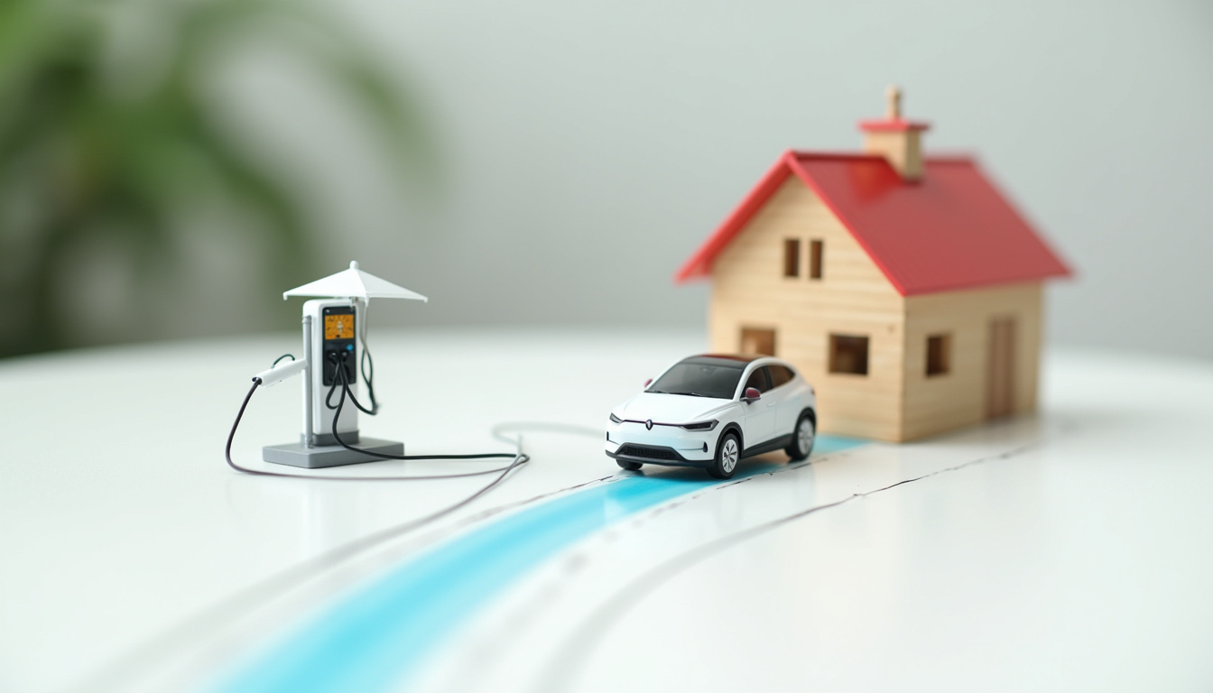 Recherche de l'emplacement idéal pour une borne de recharge à Hallines, prise en compte de la distance au tableau électrique et des conditions météorologiques extérieures