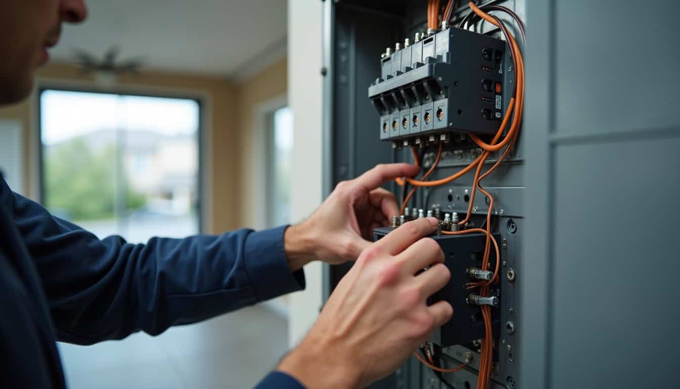 Rénovation d'un tableau électrique pour installation d'une borne de recharge à Homblières