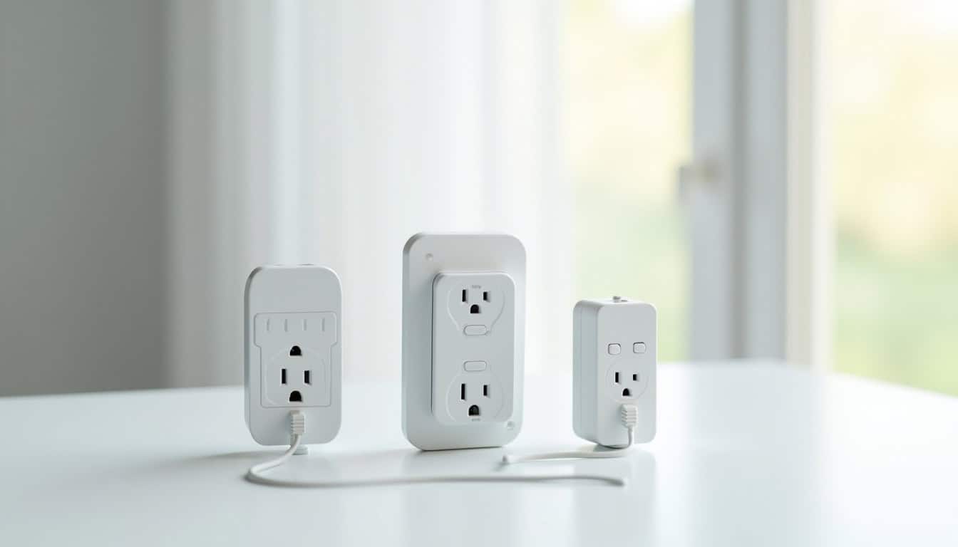 Schéma comparatif des différents types de bornes de recharge pour véhicules électriques: prise renforcée, wallbox, borne connectée