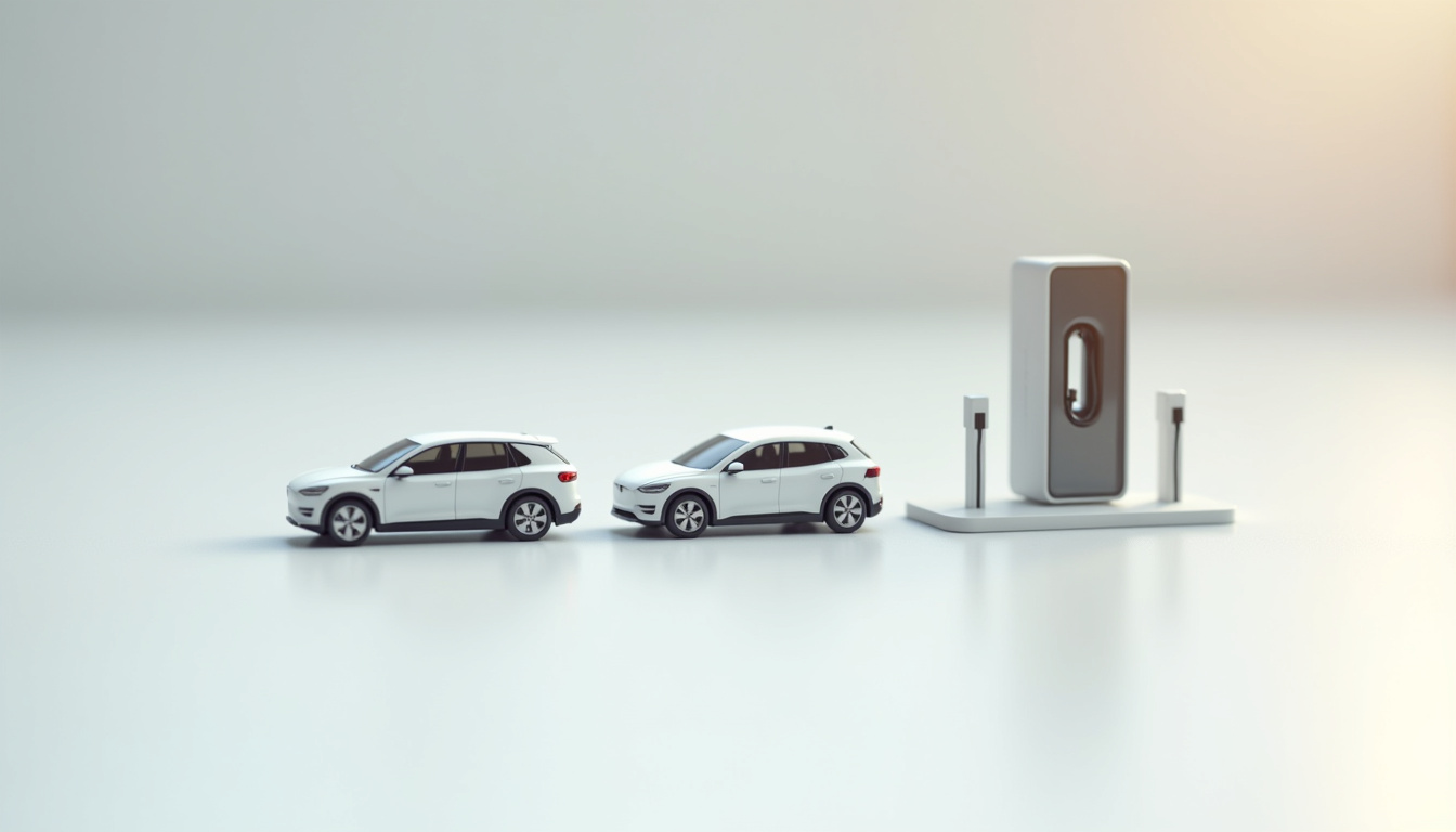 Schéma comparatif des différents types de bornes de recharge pour voitures électriques à Saint-Pierre-Eynac