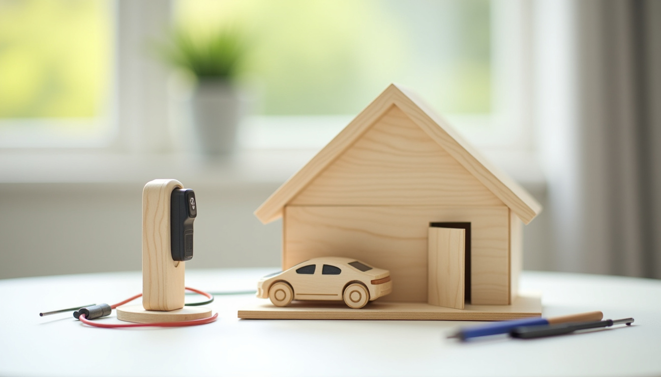Schéma illustré des étapes d'installation d'une borne de recharge électrique à Rumegies