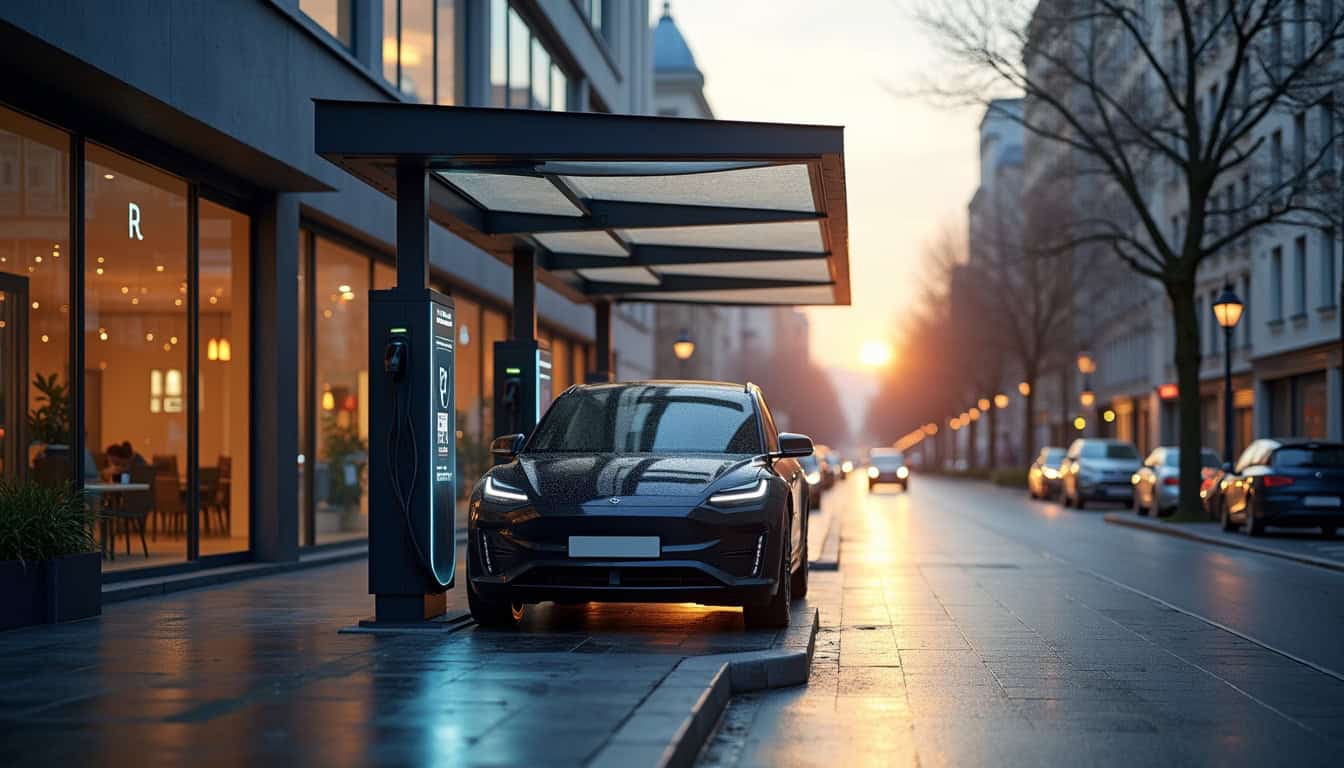 Station de recharge Easy Charge située rue de l’Ancienne Poste à Geneuille