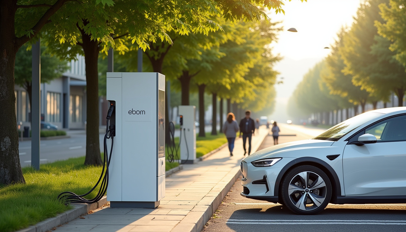 Station de recharge eborn située 24 Avenue du Président Roosevelt à Tain-l'Hermitage