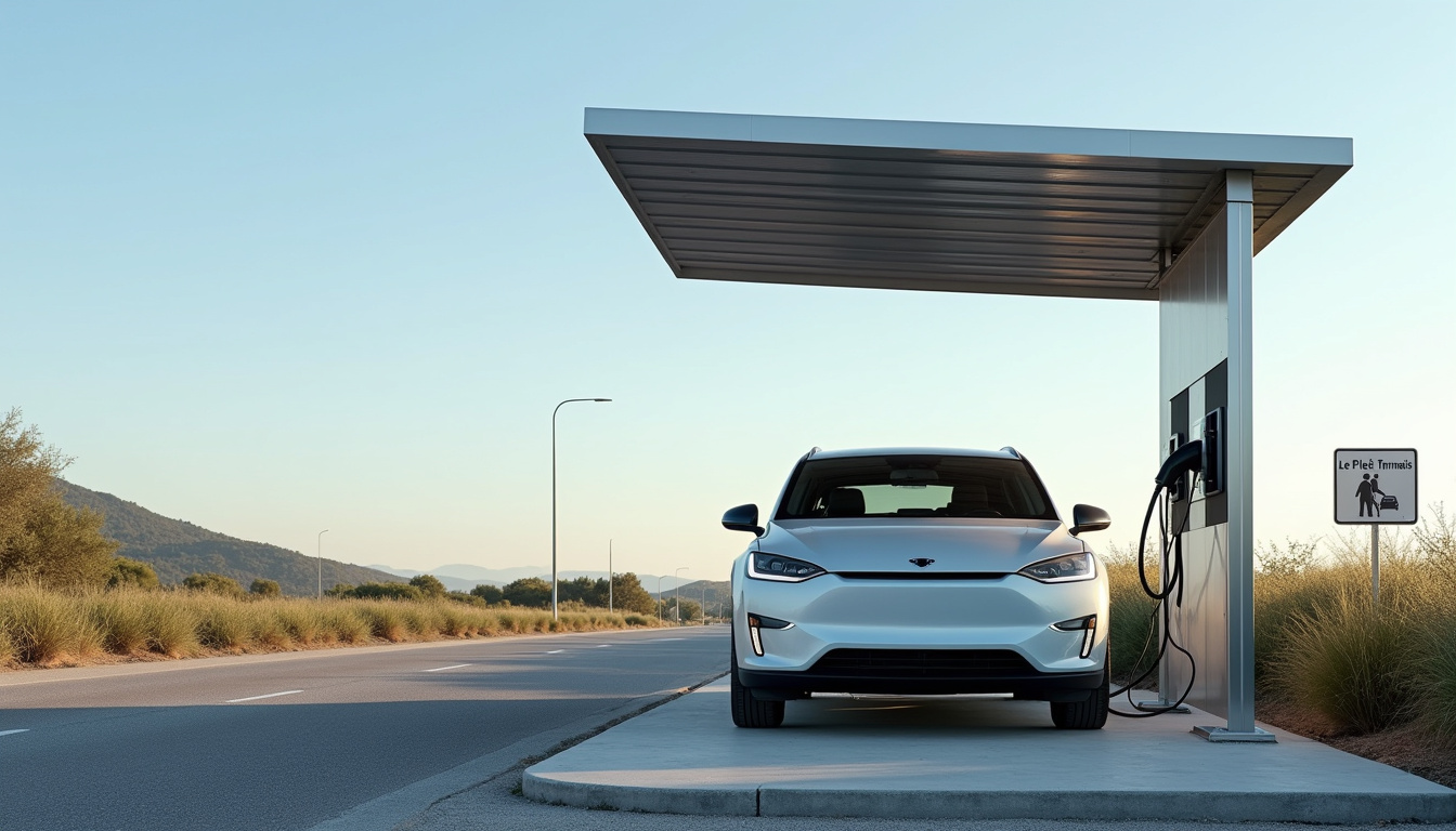 Station de recharge publique Le Plein Tarnais située route de Garrevaques à Sorèze