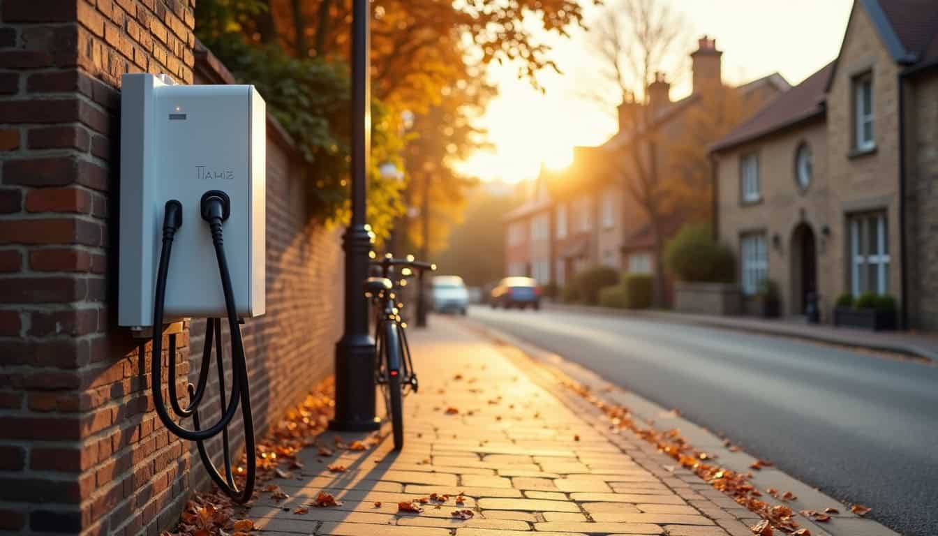 Station de recharge publique SMOYS située rue de l'Église à Forges-les-Bains