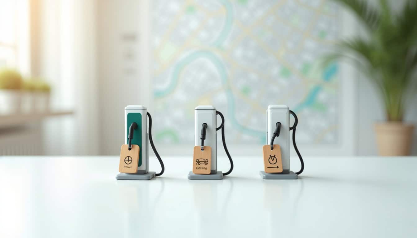 Tableau comparatif des bornes électriques installées à Périgueux
