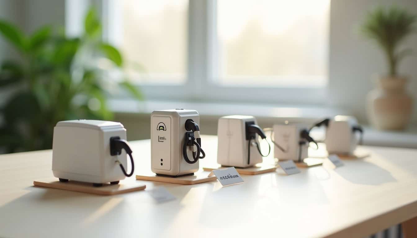 Tableau comparatif des différentes bornes de recharge disponibles à Château-Salins